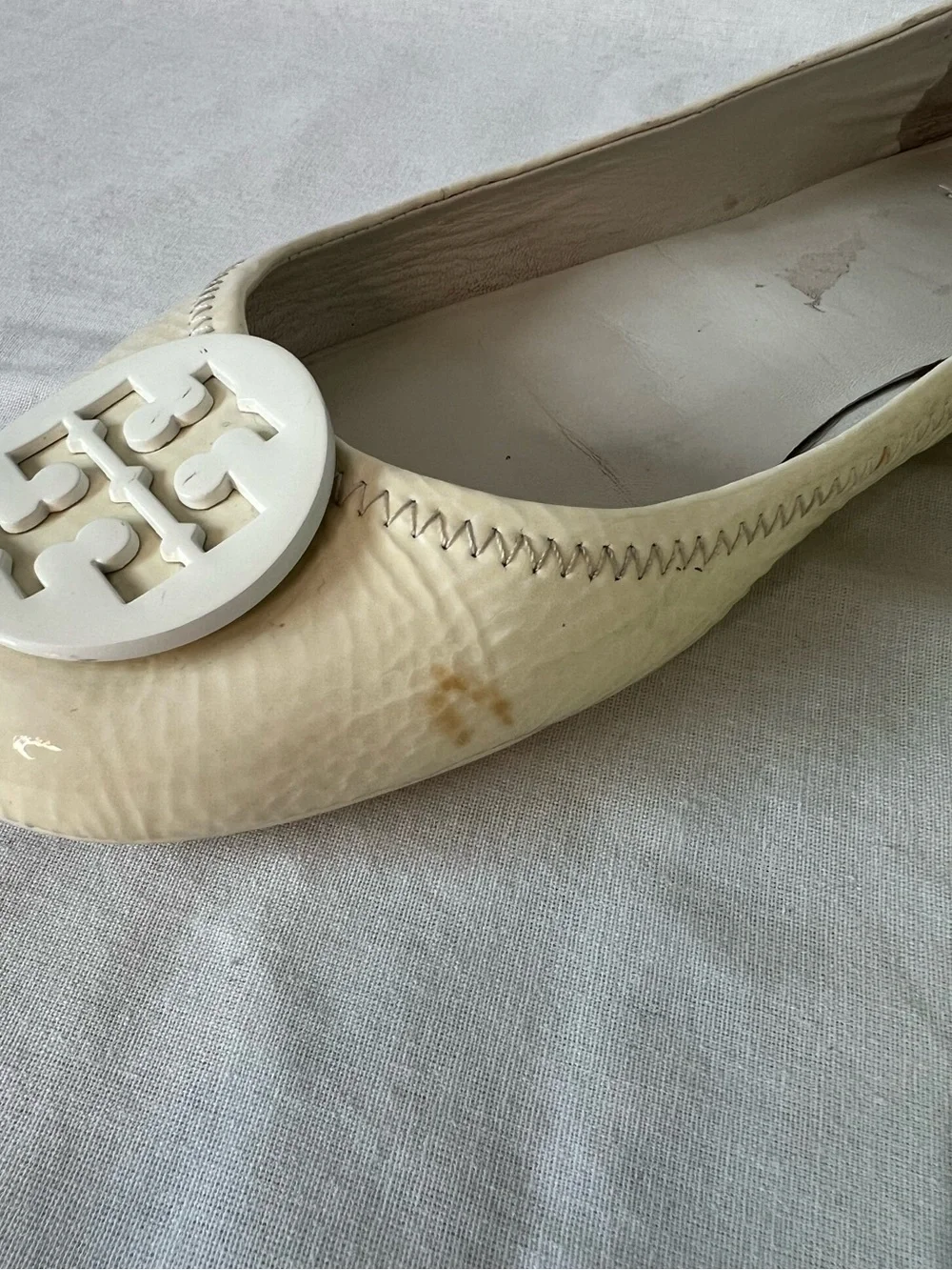 Tory Burch Minnie Patent Leather Travel Ballet Flat
